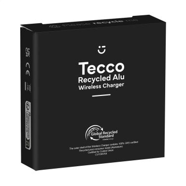 Logo trade reklaamkingitused foto: Tecco GRS taaskasutatud alumiiniumist 15 W juhtmeta laadija