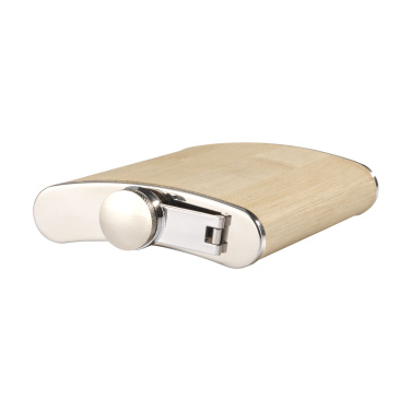 Logo trade firmakingid foto: Hipflask Bamboo 200 ml joogipudel