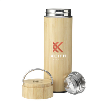 Logo trade firmakingituse pilt: Nikko 330 ml bambusest termopudel/termotass
