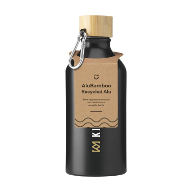 Logotrade firmakingituse foto: AluBamboo GRS Recycled Alu 500 ml veepudel