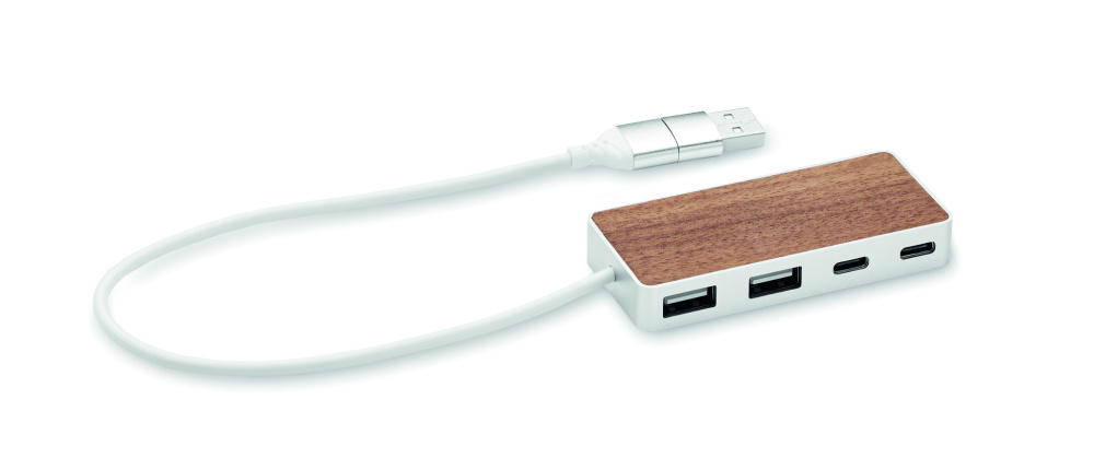 Logotrade ärikingitused pilt: UBAH USB-jaotur 4 porti 27,5 cm