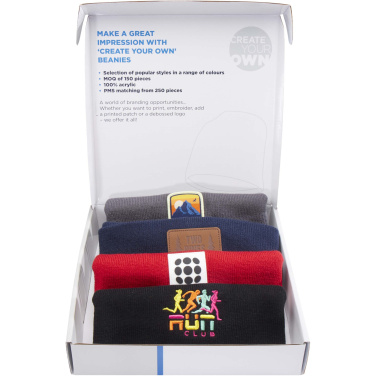 Logo trade firmakingi pilt: Beanie näidiskarp