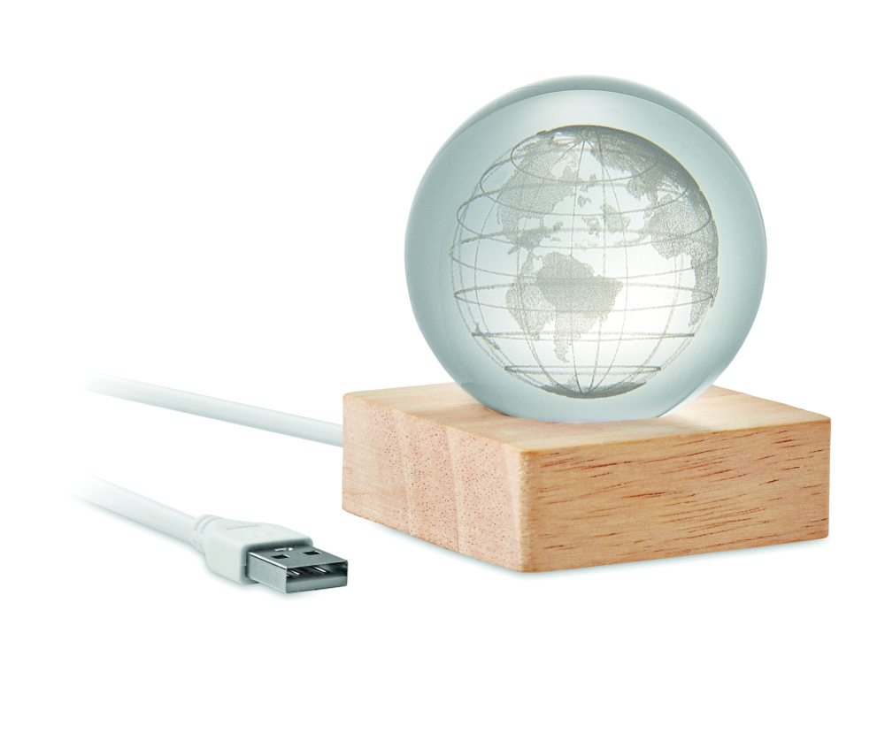 Logotrade firmakingid pilt: LED-klaasist kera Globe