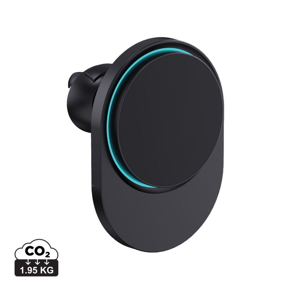 Logotrade ärikingituse foto: PowerCruze RCS plastikust 15W magnetiga laadija autohoidik