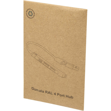 Logotrade firmakingid pilt: Alkaid 4-pordiline USB-A ja Type-C jaotur kahe sisendiga