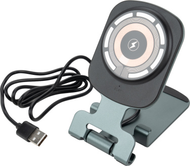 Logo trade reklaamkingid foto: Telefonihoidik koos juhtmevaba laadijaga