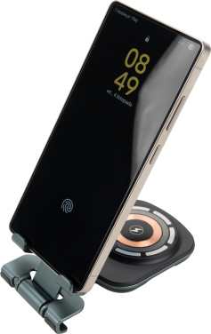 Logotrade firmakingituse foto: Telefonihoidik koos juhtmevaba laadijaga