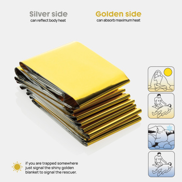 Logotrade reklaamkingi foto: Solra hädaolukorra fooliumtekk