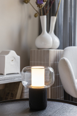 Logo trade firmakingi pilt: Lux RCS taaskasutatud plastist 10W kõlar-lamp