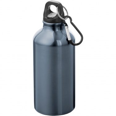 Logotrade mainoslahjat kuva: Oregon 400 ml:n alumiininen vesipullo karabiinikoukulla