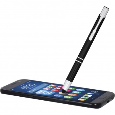 Logotrade mainoslahja ja liikelahja kuva: Moneta-kosketuskynä-kuulakärkikynä, metallia