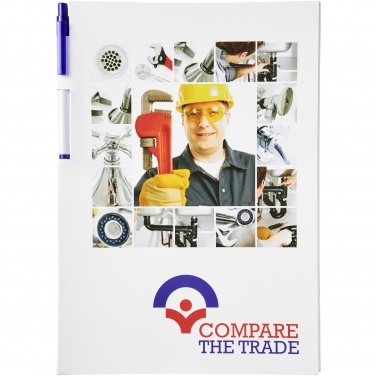 Logo trade liikelahjat tuotekuva: Essential-konferenssipakkaus, jossa A4-koon muistikirja ja kynä