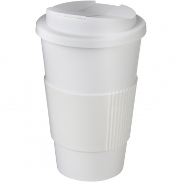 Logo trade mainoslahjat tuotekuva: Americano® 350 ml muki, läikyttämätön kansi, grippi