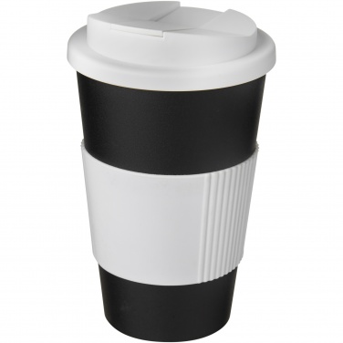 Logotrade mainoslahja ja liikelahja kuva: Americano® 350 ml muki, läikyttämätön kansi, grippi