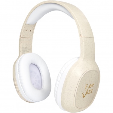 Logotrade mainostuote tuotekuva: Riff Bluetooth®-kuulokkeet mikrofonilla, vehnänolkea