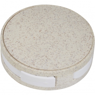 Logotrade mainostuote tuotekuva: Kenzu vehnänolkinen USB-keskitin