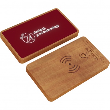 Logo trade mainoslahja kuva: SCX.design P36 5000 mAh:n valaistuva langaton varavirtalähde