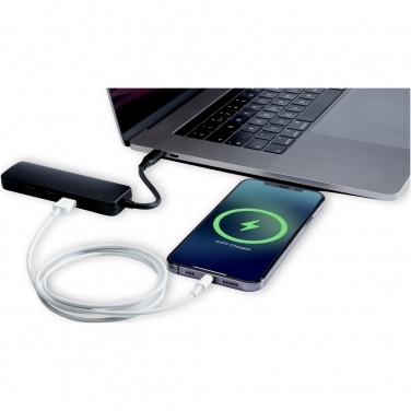 Logotrade mainostuote tuotekuva: Loop RCS -kierrätetystä muovista valmistettu multimediasovitin USB 2.0–3.0 HDMI -liitännällä