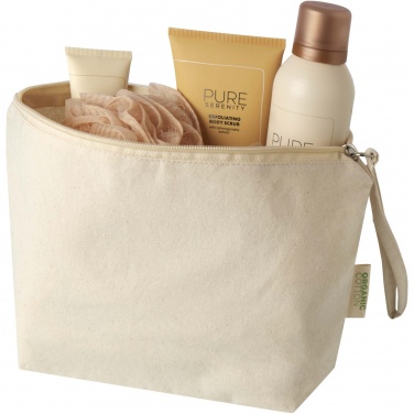 Logotrade mainoslahja tuotekuva: Orissa 180 g/m² organic large accessory pouch 3L