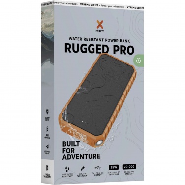 Logotrade mainostuotet kuva: Xtorm XR202 Xtreme 20 000 mAh 35 W QC3.0 vedenpitävä ja kestävä varavirtalähde taskulampulla