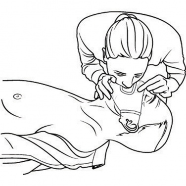 Logo trade liikelahja kuva: Avaimenperä CPR-maski