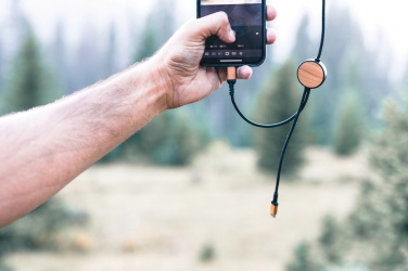 Logo trade liikelahjat tuotekuva: Ohio RCS sertifioitu kierrätysmuovinen 6-in-1 johto