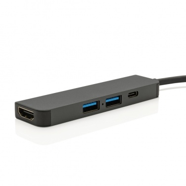 Logotrade mainoslahjat ja liikelahjat tuotekuva: Terra hub HDMI tulolla kierrätetystä alumiinista