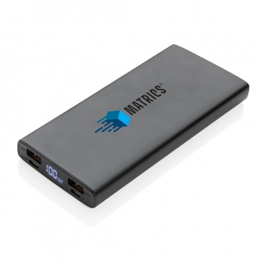 Logotrade mainoslahja tuotekuva: Alumiininen 18W 10000mAh PD varavirtalähde