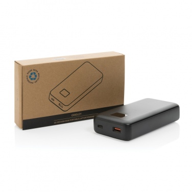 Logo trade liikelahja kuva: Gridley 20000mAh 65W tietokonevirtapankki RCS muovista