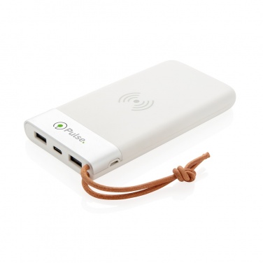 Logotrade mainostuotet kuva: Aria 8000 mAh 5 W:n langaton varavirtalähde