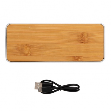 Logotrade mainoslahja tuotekuva: Langaton Nevada-bambukaiutin 3 W