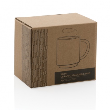 Logotrade mainostuote tuotekuva: Keraaminen pinottava muki 180ml