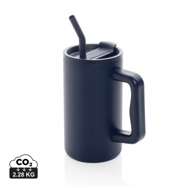 Logotrade mainostuote tuotekuva: Cube RCS -sertifioitu muki kierrätetystä teräksestä 800ml