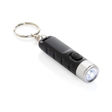 Logotrade mainostuote tuotekuva: Globix RCS USB-ladattava avaimenperä taskulamppu