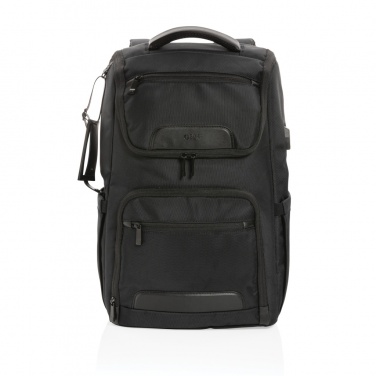Logo trade liikelahja mainoslahja tuotekuva: Swiss Peak AWARE™ RPET Voyager 15.6" reppu kannettavalle