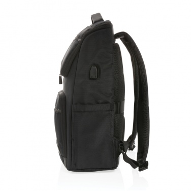 Logotrade liikelahjat mainoslahjat tuotekuva: Swiss Peak AWARE™ RPET Voyager 15.6" reppu kannettavalle