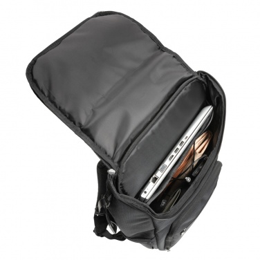 Logotrade mainoslahja tuotekuva: Swiss Peak AWARE™ RPET Voyager 15.6" reppu kannettavalle