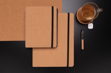 Logo trade mainostuote kuva: Deluxe korkki portfolio A4 kynällä