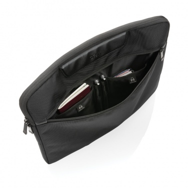 Logo trade liikelahjat tuotekuva: Swiss Peak AWARE™ RPET Voyager 15.6" tietokonetasku