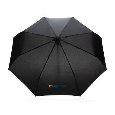 Logo trade liikelahjat tuotekuva: 21" Impact AWARE™ RPET 190T auto open/close bambusateenvarjo