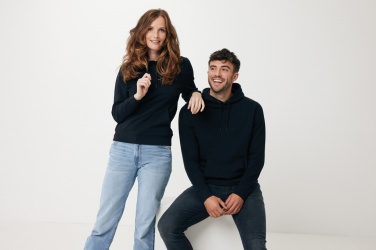 Logotrade mainoslahjat ja liikelahjat tuotekuva: Iqoniq Rila kevyt huppari kierrätetystä puuvillasta