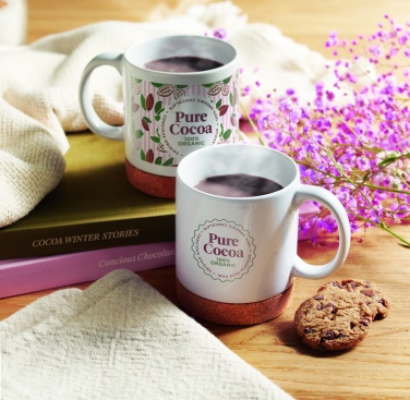 Logotrade mainostuotet kuva: Keraaminen korkkimuki 280 ml