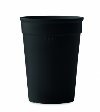 Logo trade mainoslahja kuva: Kierrätetty PP-muki, 250 ml