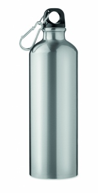 Logo trade mainoslahjat ja liikelahjat kuva: Yksiseinäinen 750 ml alumiinipullo karabiinilla mukautettavalla painatuksella
