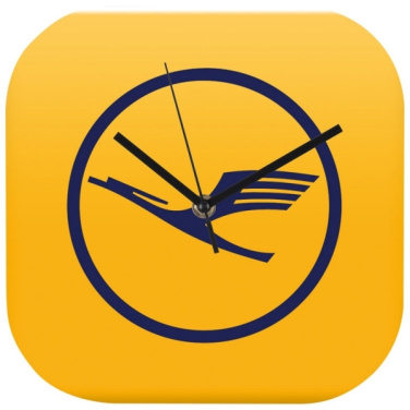 Logotrade mainoslahja tuotekuva: Seinäkello, jossa koko kellotaulu BEL AIR