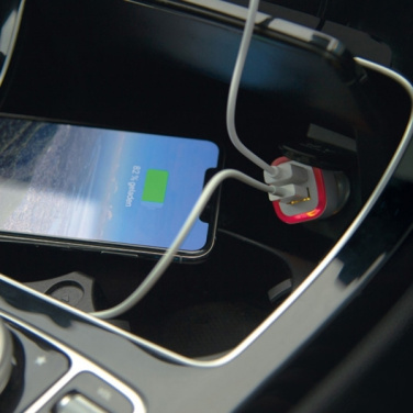 Logotrade liikelahja tuotekuva: USB-lataussovitin KFZ FRUIT