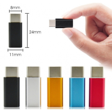 Logotrade mainostuote tuotekuva: Type-C/micro-USB-sovitin