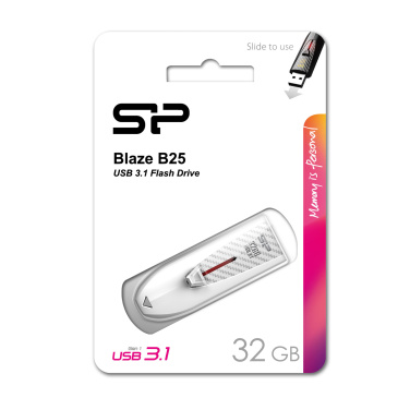 Logo trade mainostuotet tuotekuva: Pendrive Silicon Power Blaze B25 3.1