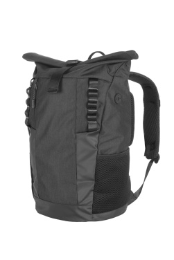 Logotrade mainoslahja tuotekuva: Rolltop reppu ELBERT Schwarzwolf