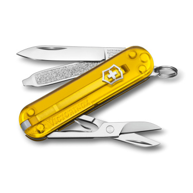 Logo trade liikelahjat tuotekuva: Taskuveitsi Classic SD läpinäkyvä Victorinox